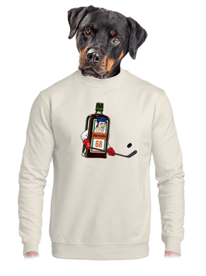 Jágrmeister unisex mikina bez kapuce Off White