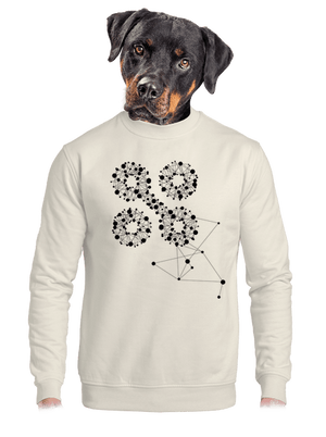 unisex mikina bez kapuce