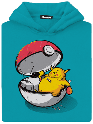 Konec pokémona dětská mikina klokanka Hawaiian Blue