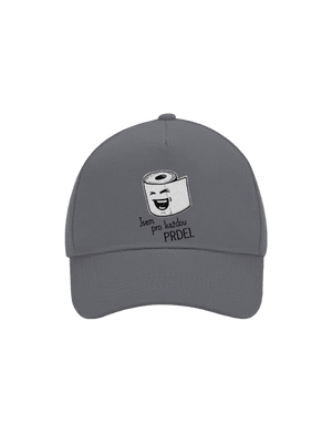Prdel kšiltovka baseballka Graphite grey