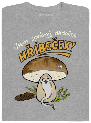 Babka a hříbeček pánské tričko Sport Grey