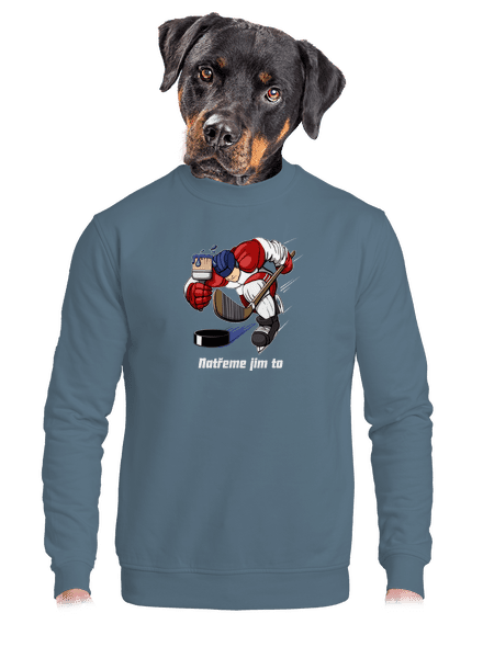 Natřeme jim to - Hokej unisex mikina bez kapuce Nordic Blue