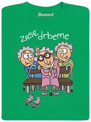 Zase drbeme dětské tričko Kelly Green