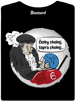 Český hokej dámské tričko Black