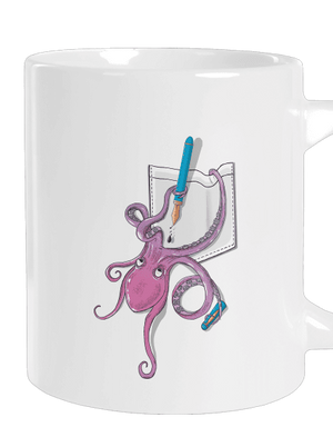 Prostě miluje inkoust velký hrnek White