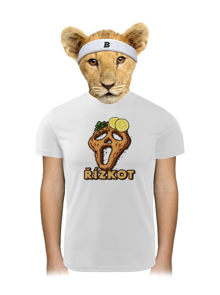 Řízkot dětské sportovní tričko White