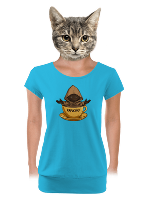 dámské tričko s lemem