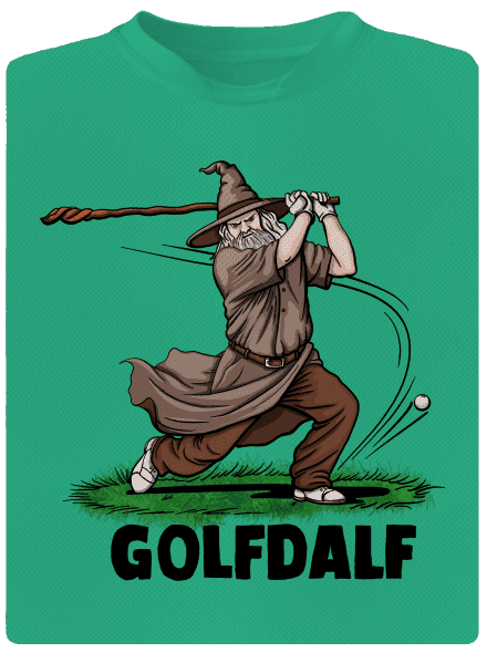 Golfdalf pánské sportovní tričko Mint Mal