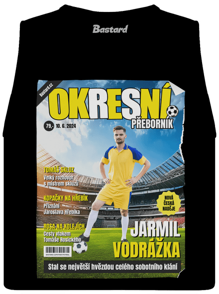 Fotbalová hvězda dámské tílko volné Black