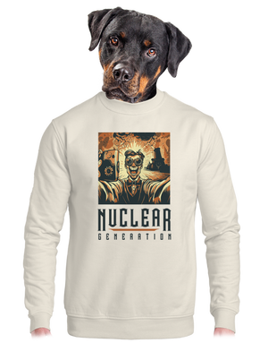 unisex mikina bez kapuce