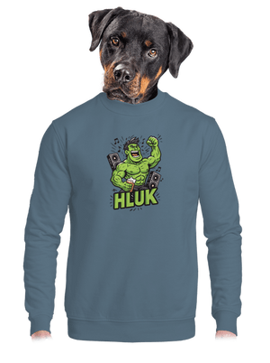 unisex mikina bez kapuce