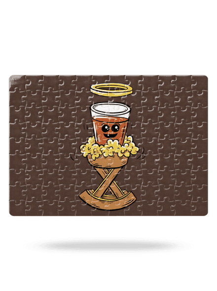Panáček v jesličkách puzzle White