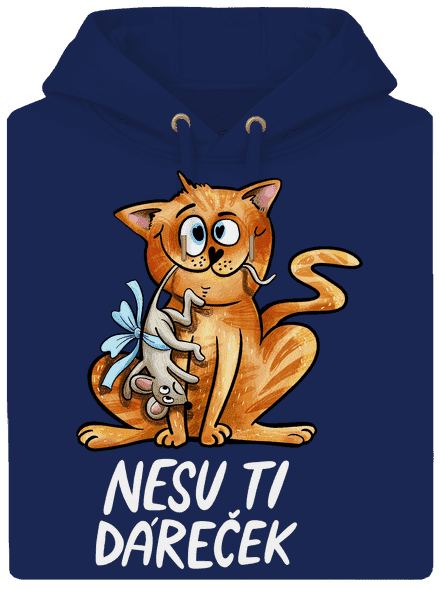 Nesu ti dáreček  unisex mikina premium Navy