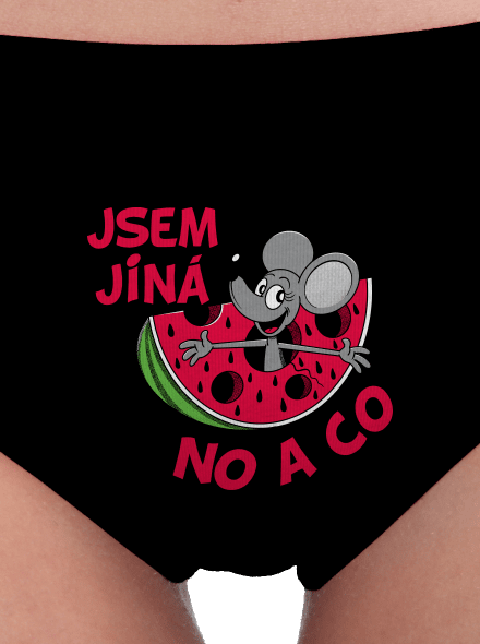 Jsem jiná dámské kalhotky Black