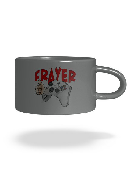 Frayer hrnek makronka Grey Macaron