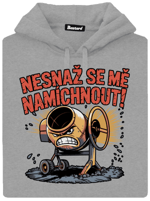 Míchačka pánská mikina klokanka Light Melange