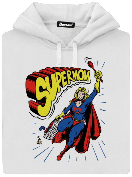 Supermom dámská mikina klokanka White
