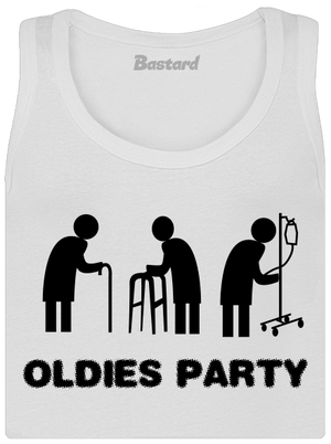 Oldies party dámské tílko klasické White