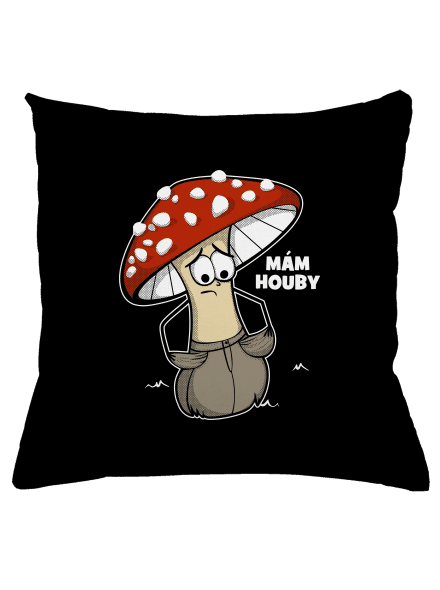 Mám houby polštář Black