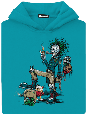 Evil Clown dětská mikina klokanka Hawaiian Blue