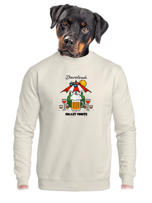 unisex mikina bez kapuce