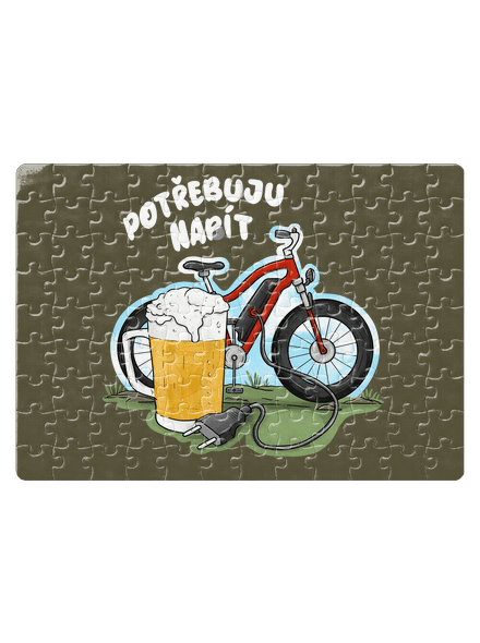 Potřebuju napít puzzle White