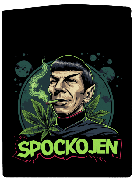Spockojen dámská mikina na zip Black