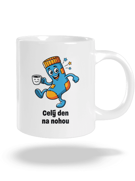 Na nohou velký hrnek White