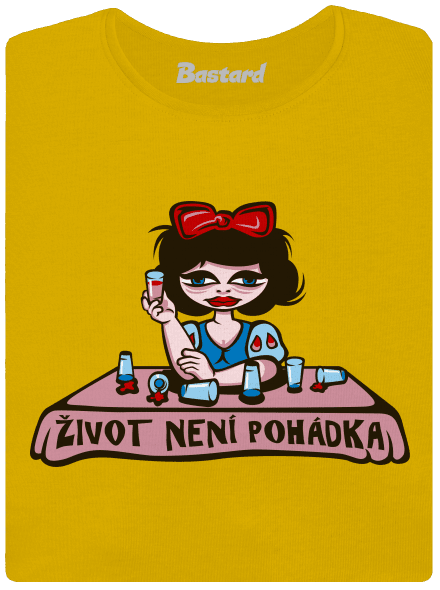 Sněhurka dámské tričko Yellow