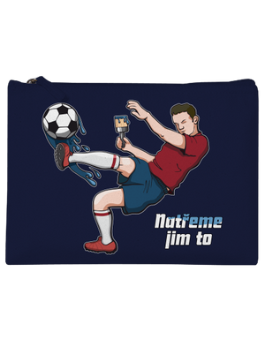 Natřeme jim to - Fotbal taštička French Navy