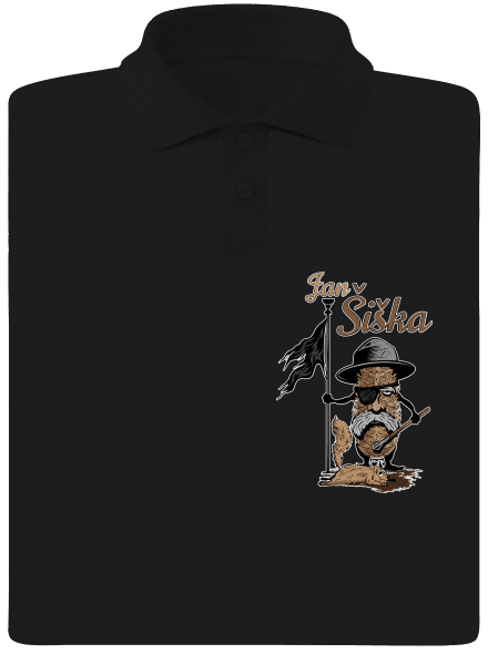 Jan Šiška pánská polokošile Black