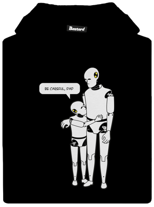 Sirotek dětská mikina klokanka Black