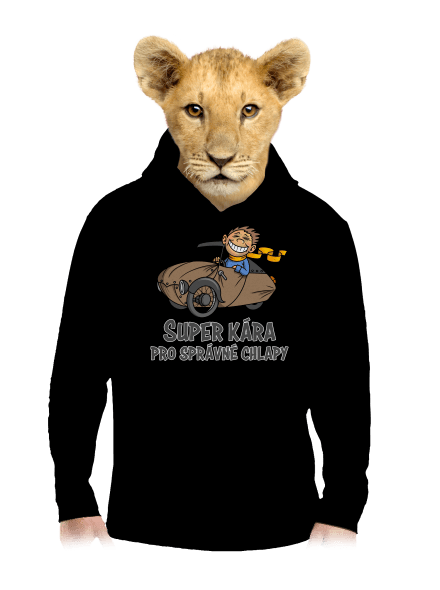 Velorex dětská mikina klokanka Black