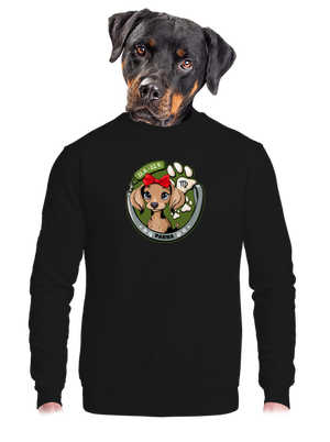 unisex mikina bez kapuce