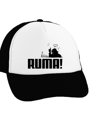 Ruma kšiltovka truckerka Black cap