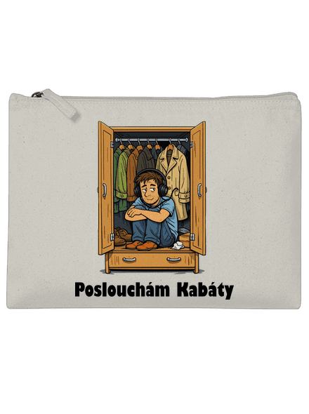 Poslouchám Kabáty taštička Stracciatella