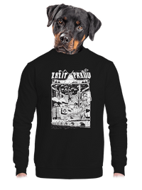 unisex mikina bez kapuce