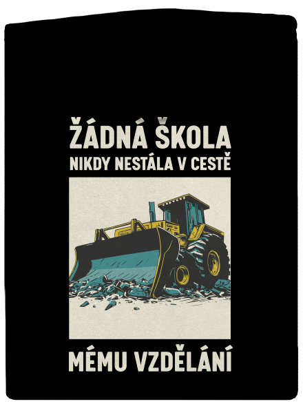 Žádná škola dámská mikina na zip Black
