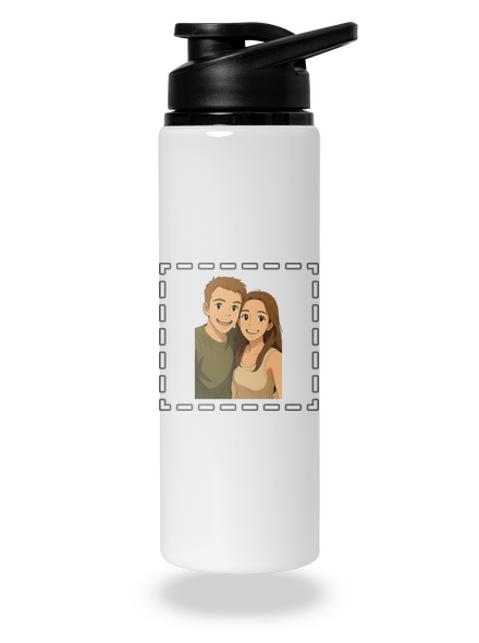 Ghibli efekt z vlastní fotky lahev na vodu White