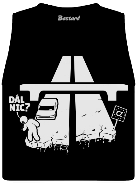 Dál nic dámské tílko volné Black