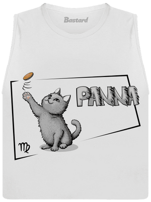 Kočičí horoskop: Panna dámské tílko volné White