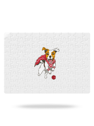 Jack Russell puzzle White