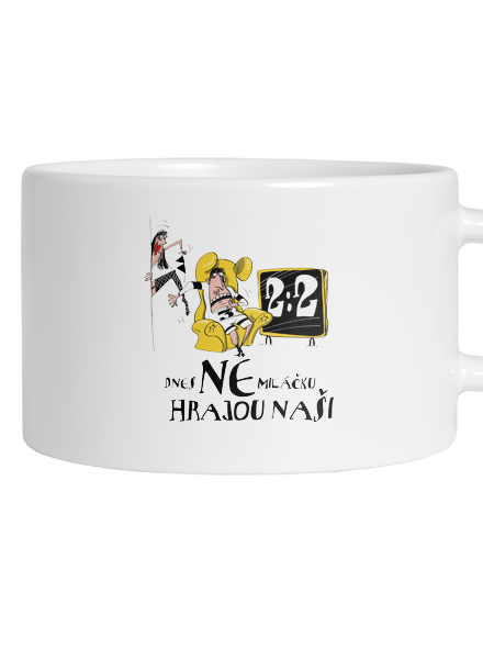 Hrajou naši hrnek makronka White