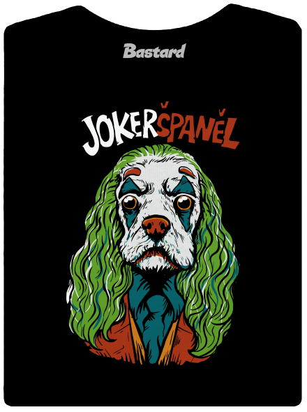 JokerŠpaněl dámské tričko s lemem Black