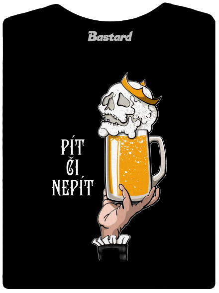 Pít či nepít dámské tričko Black