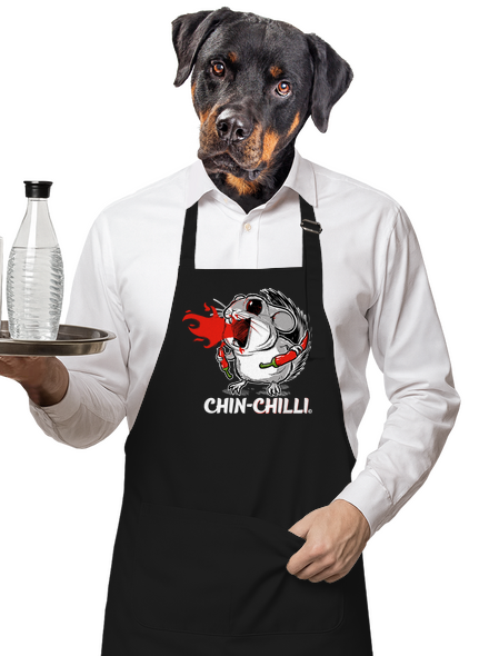 Chinchilli zástěra Black
