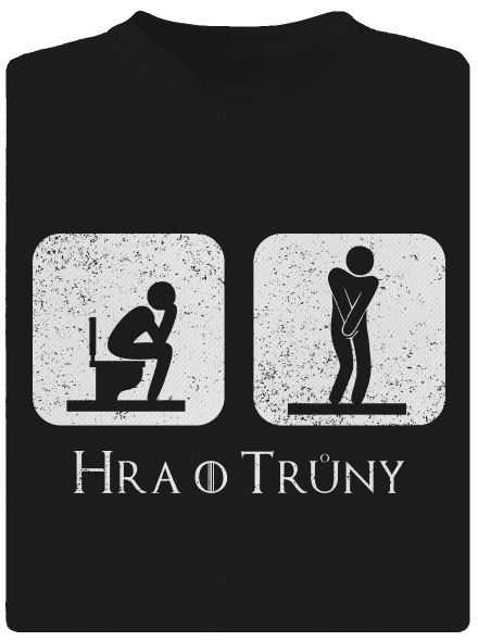 Hra o trůny dětské sportovní tričko Black