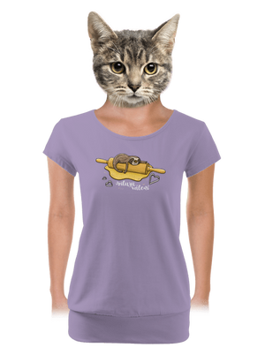 Miluju válení dámské tričko s lemem Lavender