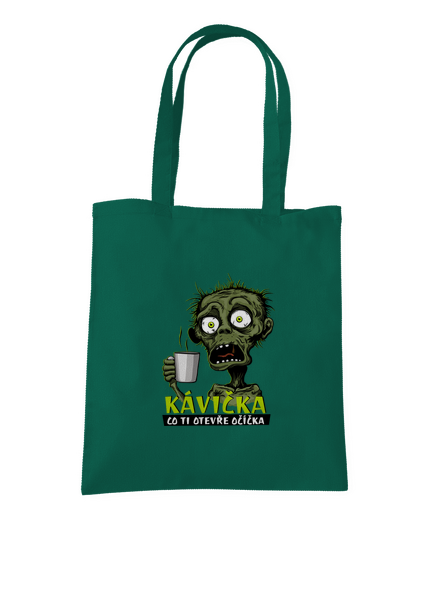 Zombie kávička taška Bottle Green WM