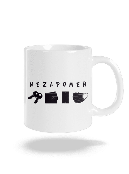Nezapomeň klasický hrnek White